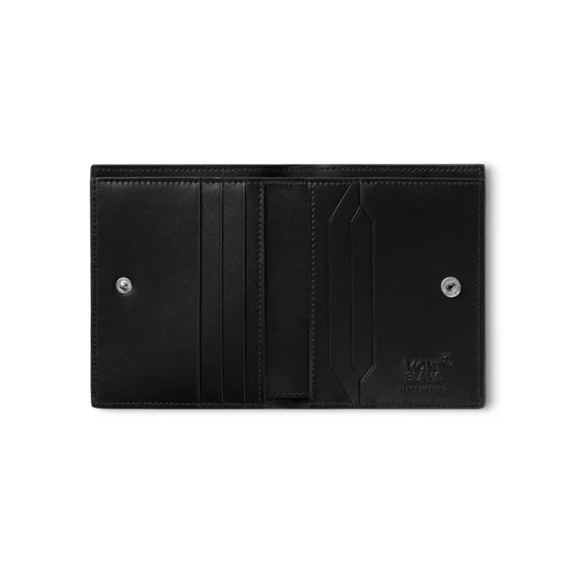 MONTBLANC Meisterstuck Full Grain Cow Leather Wallet Men's Ink Blue-2