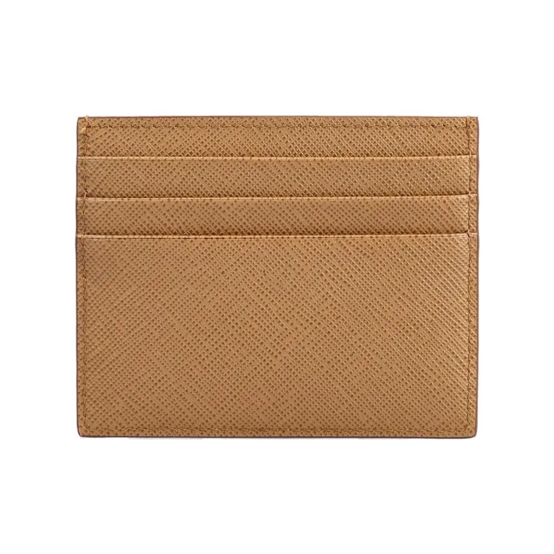 PRADA Cow Leather Wallet Regular Women's Yellow-2