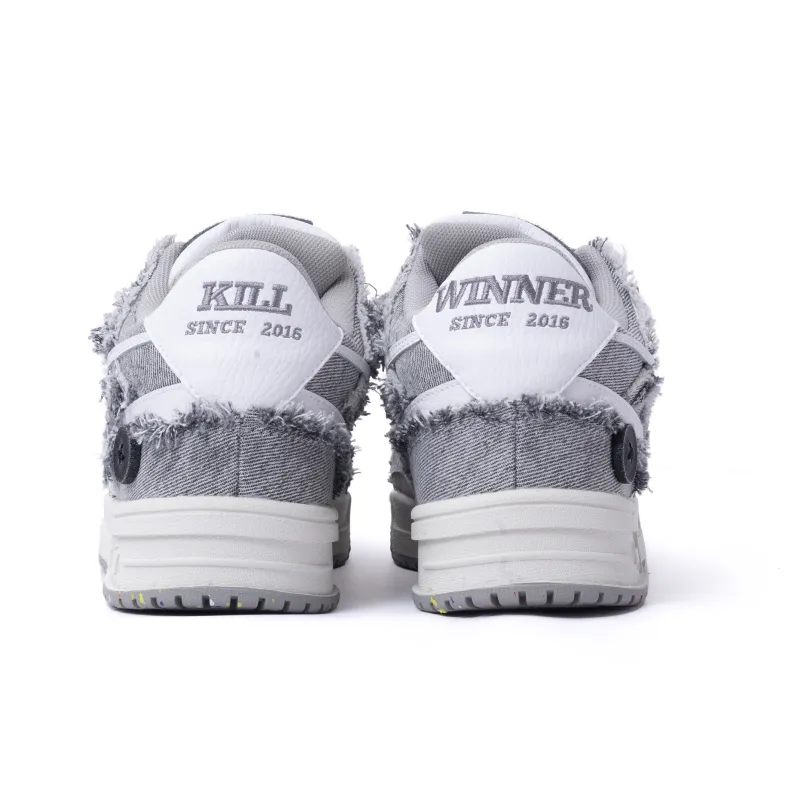 KILLWINNER Skateboard Shoes Unisex Low Top White-3