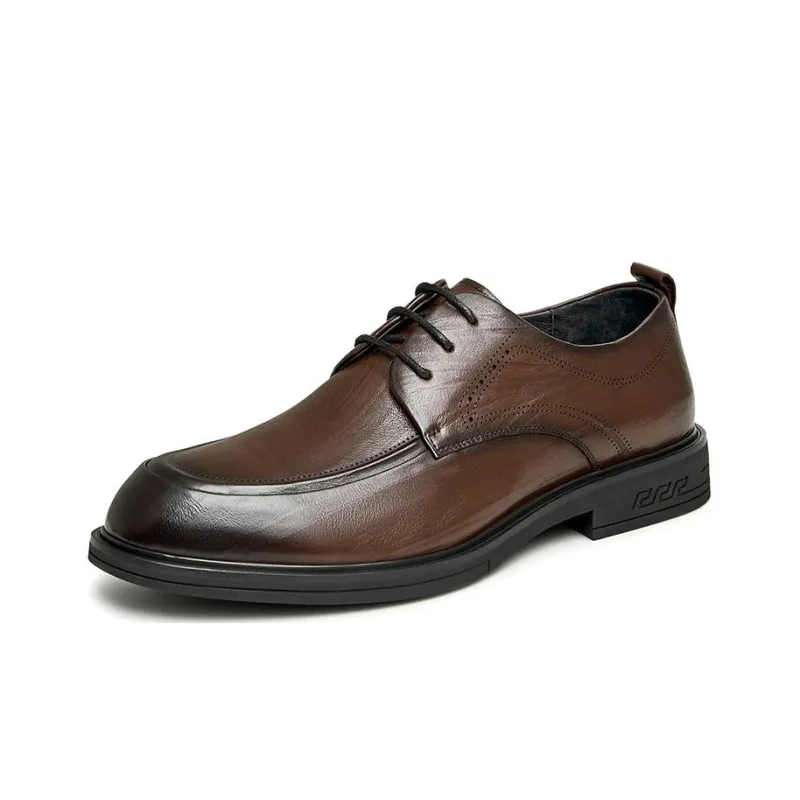 TATA Dress Shoes Men Low Top Black/Brown-1