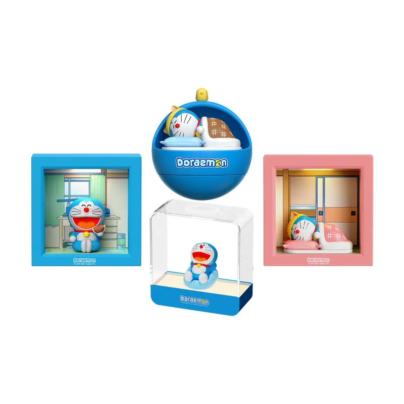 ROCK Doraemon Photo Frame Night Light Chibi Figures 12.2cm-25