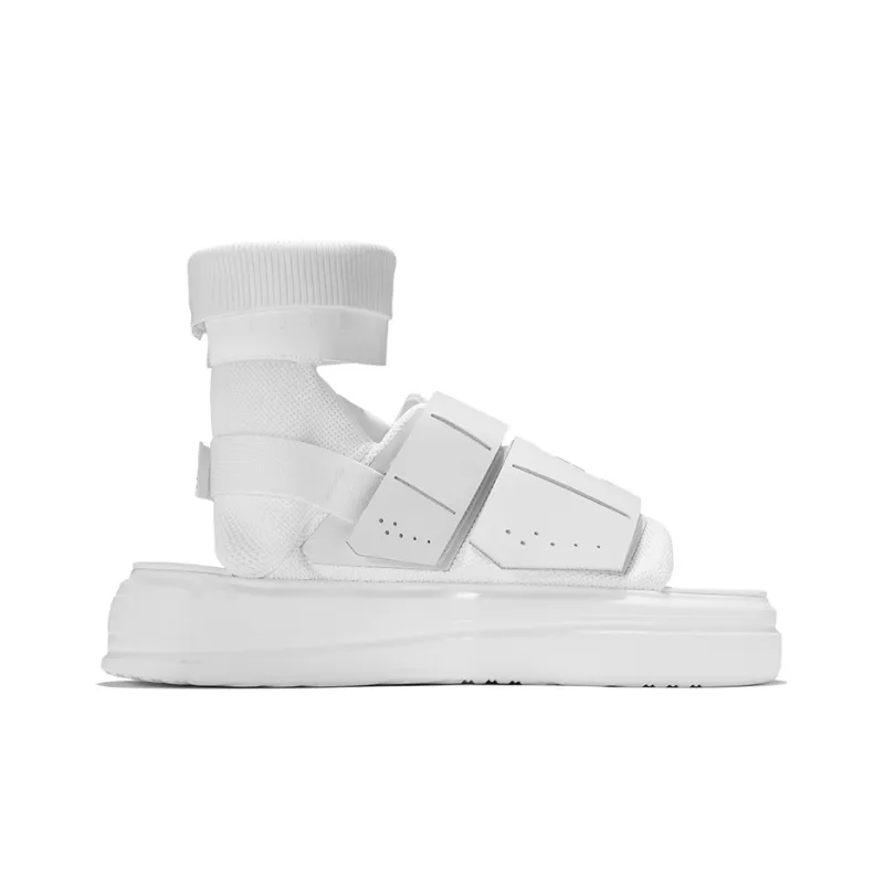 NORVINCY Soft-Soled Hook-and-Loop Mid-Top Beach Sandals Unisex-9