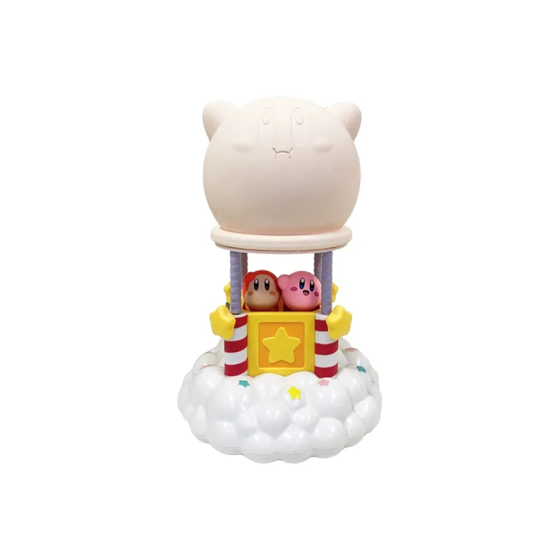 Qingzhisen Star Kirby Hot Air Balloon Paddle Light [Includes Battery] Chibi Figures 23CM-0