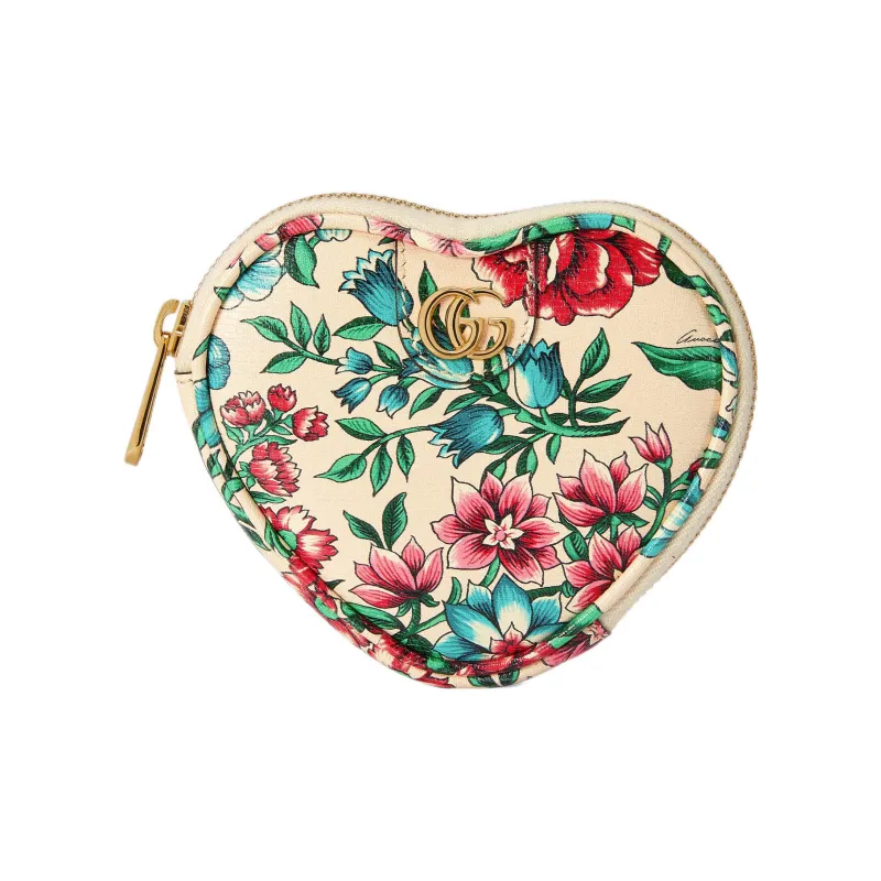 GUCCI Ophidia Leather Key Pouch Women's Multicolor-1