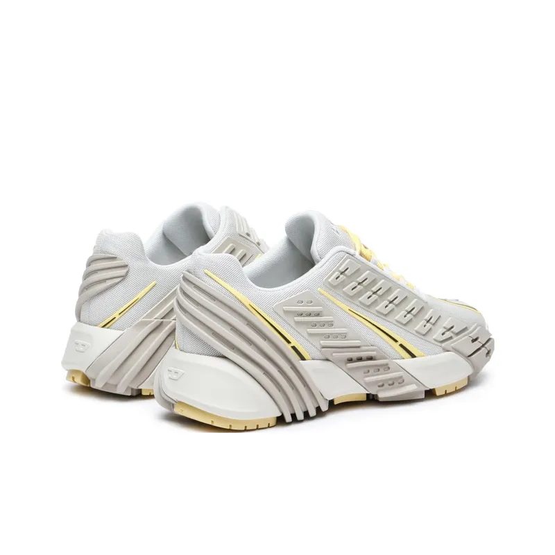 DIESEL S Prototype Anti Slip Wear Resistant Low Top Casual Shoes Men's Gray Yellow-2