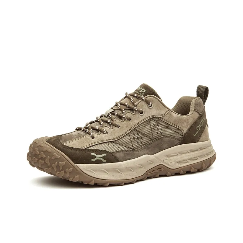 Jeep Shock Absorbers With Slip Resistant And Abrasion Resistant Properties Low Top Outdoor Shoes Men's-2