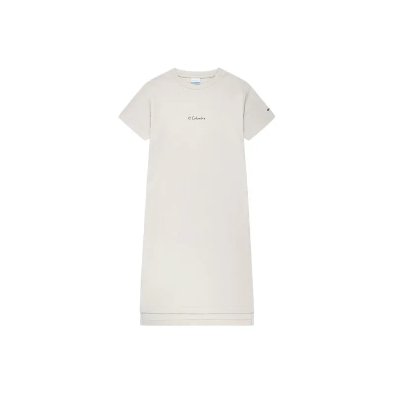 Columbia X Long Field Male Co-titled Series Short-Sleeved Dresses Women's Khaki-1