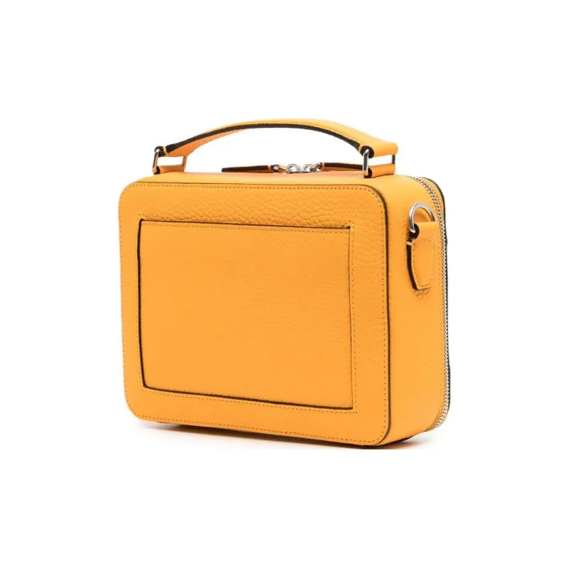 Mulberry Cow Leather Messenger Bag Handbag Shoulder Bag Crossbody Bag Men's Orange-1