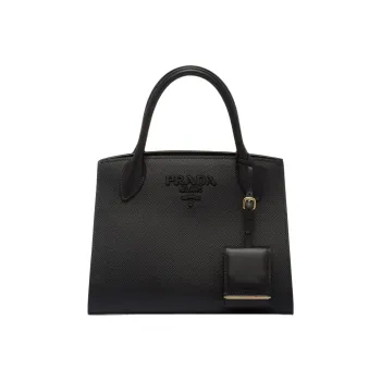 PRADA Leather Shoulder Bag, Crossbody Bag, Handbag Small Size Women's Black
