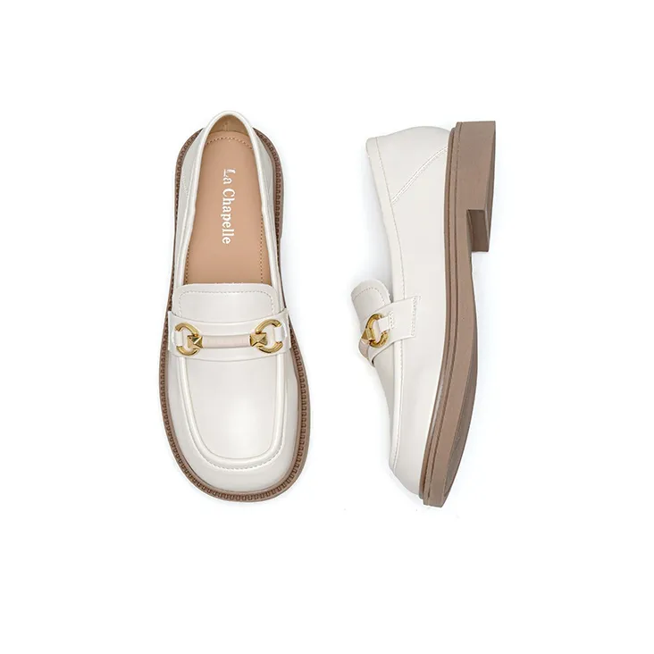 La Chapelle Loafers Women's Beige-3