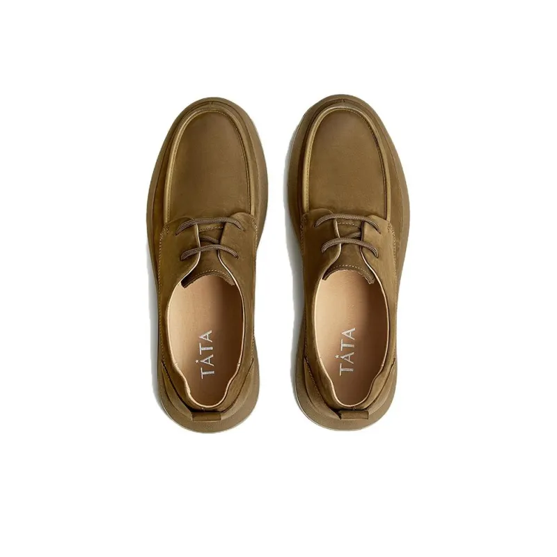 TATA Men's Casual Shoes Men Low Top Gray/Khaki-3
