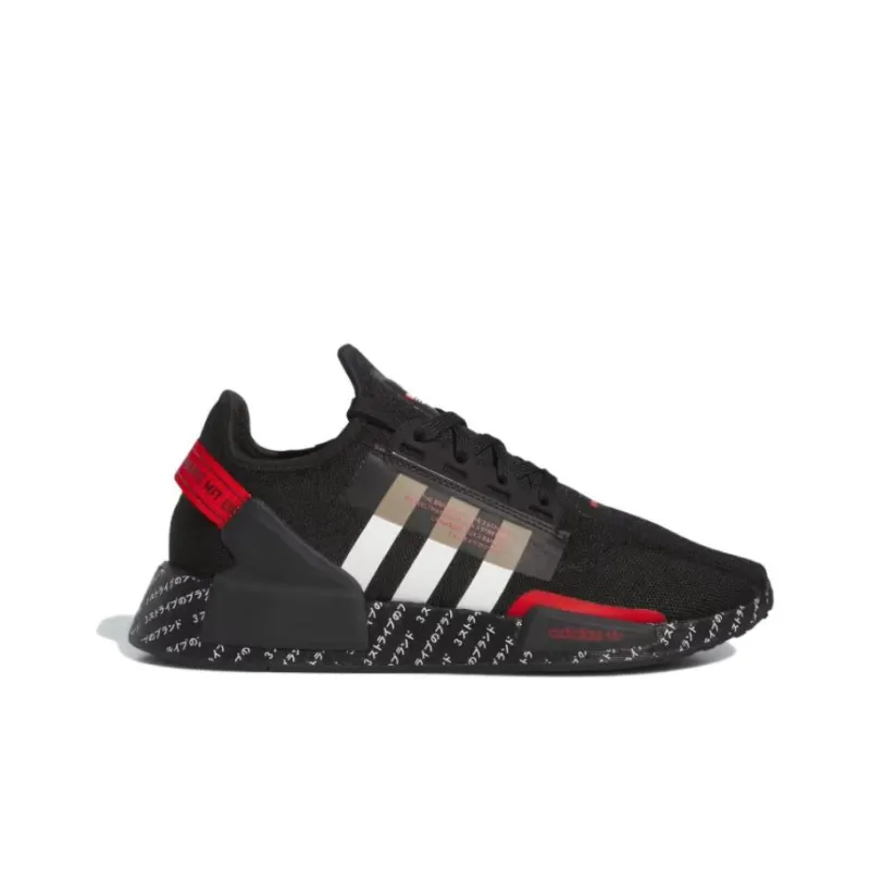 Adidas Originals NMD_R1 V2 'Japanese Print Black Red'-1