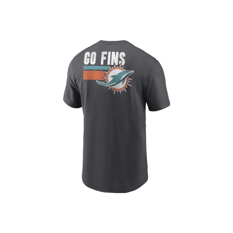 Nike Miami Dolphins Men's Nike Dri FIT Nfl Hooded T Shirt-1