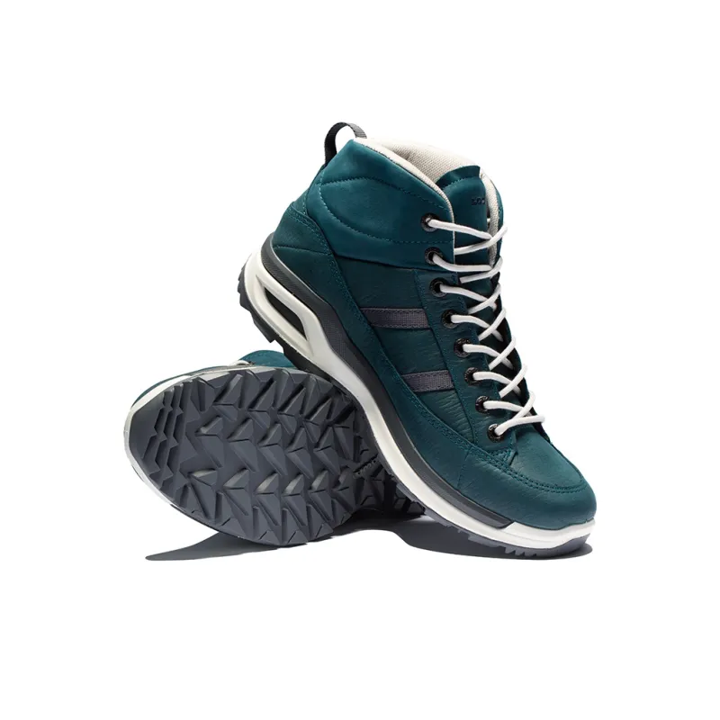 Lowa Prague Gt Mid-Top Outdoor Shoes Women's Green-5