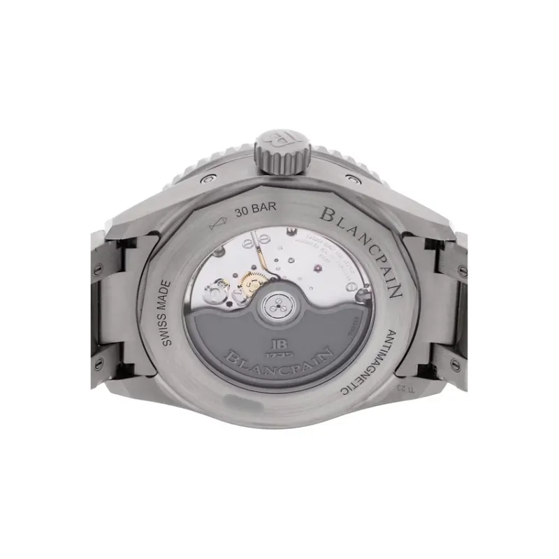 BLANCPAIN FIFTY FATHOMS Automatic Mechanical Movement Men's Watches Watch 43mm Gray Dial Titanium Strap-1