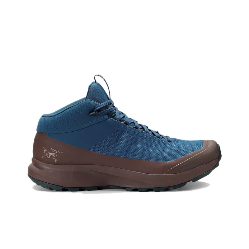 Arcteryx Aerios FL Cushioned Slip-Resistant Mid-Top Outdoor Shoes Unisex Blue Brown-1