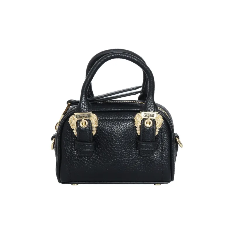 VERSACE JEANS COUTURE Polyester Shoulder Bag Crossbody Bag Handbag Women's Black-0