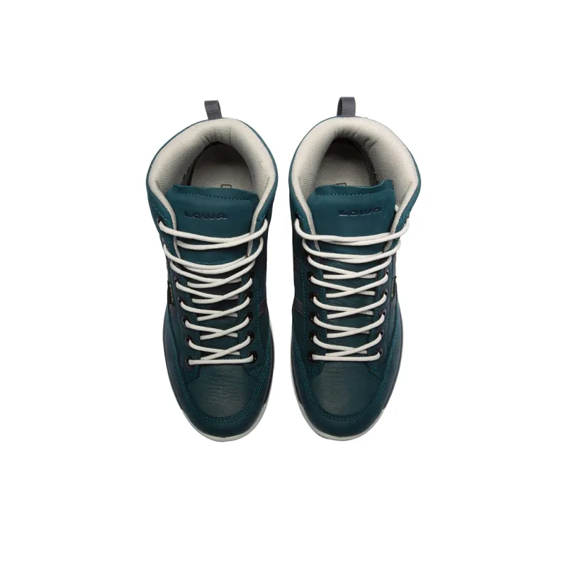 Lowa Prague Gt Mid-Top Outdoor Shoes Women's Green-3