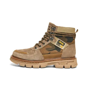 Jeep Martin Boots Men Sand/Khaki/Gray