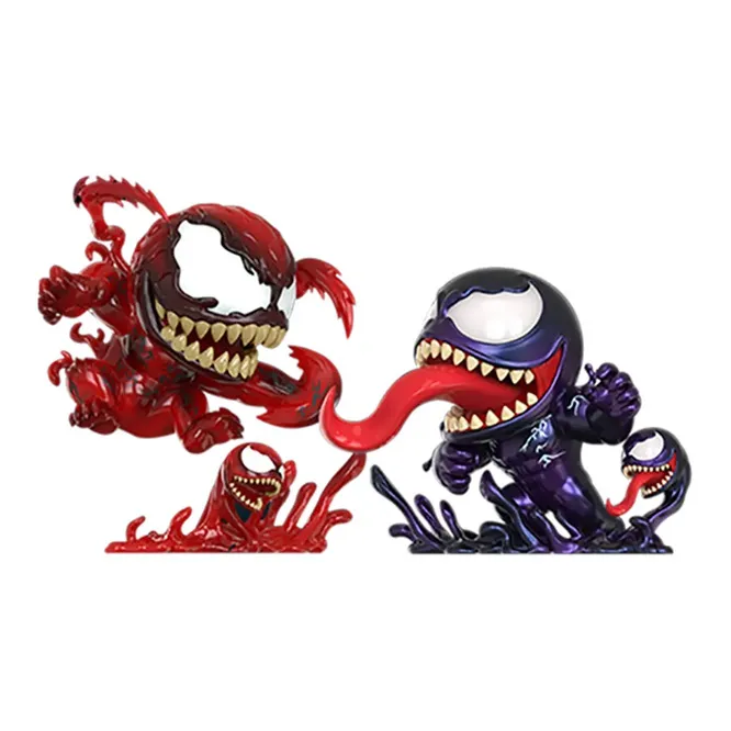 Hot Toys Marvel COSBABY Venom 2 Chibi Figures 9.5 12cm-2