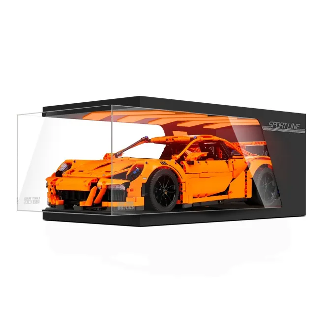 LIGHT YOUR BRICKS Le100 Compatibility Building Block Lamborghini Display Case Model Accessories-4
