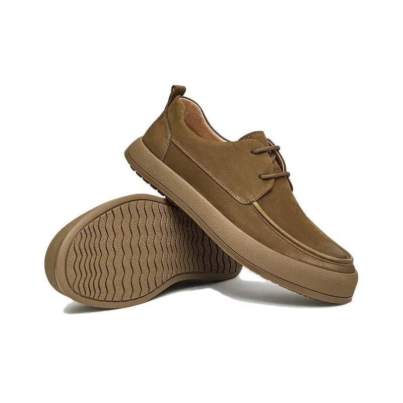 TATA Men's Casual Shoes Men Low Top Gray/Khaki-4