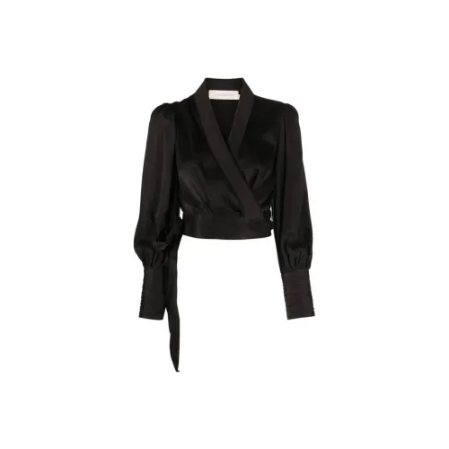 Zimmermann Chiffon Shirts Women's Black