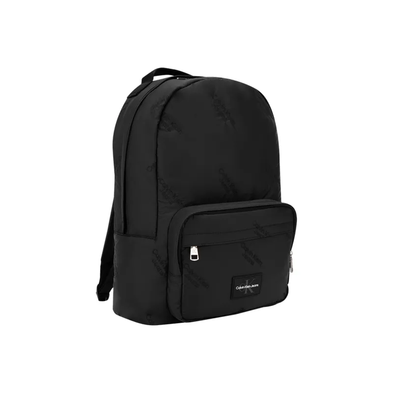 CALVIN KLEIN Fabric Backpack Men's Space Black-1