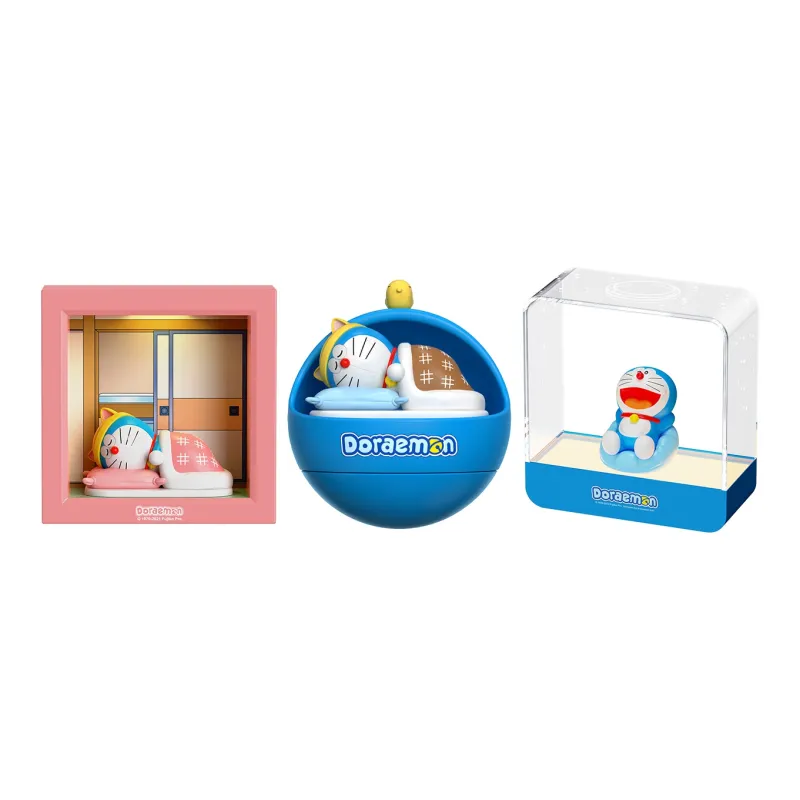 ROCK Doraemon Photo Frame Night Light Chibi Figures 12.2cm-30