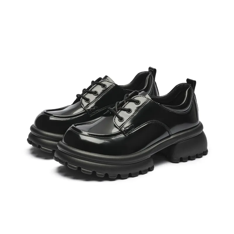 GEMEIQ Loafers Women's Low Top Black/Ecru-1