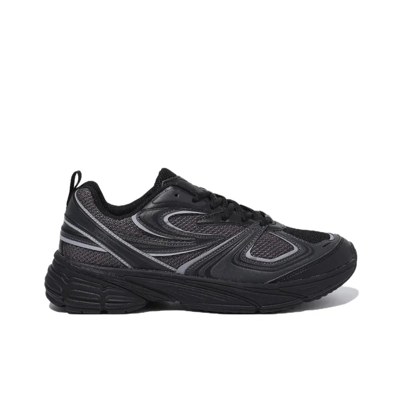 FILA Ray Anti Slip Wear Resistant Low Top Casual Shoes Unisex Black-1