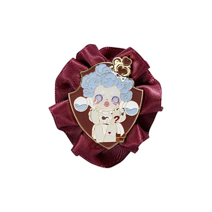 POP MART SKULLPANDA Daily Wonderland Collection Badge Blind Box Products Single Mystery Box/Full Box 12 Pcs-12