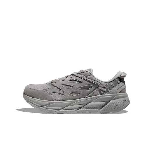 HOKA ONE ONE Clifton L Suede Limestone All Gender