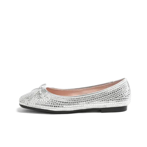 ST&SAT Casual Single Shoes Women's Silver