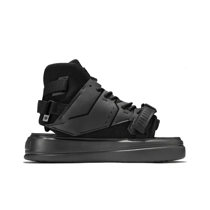 NORVINCY Soft-Soled Hook-and-Loop Mid-Top Beach Sandals Unisex-1