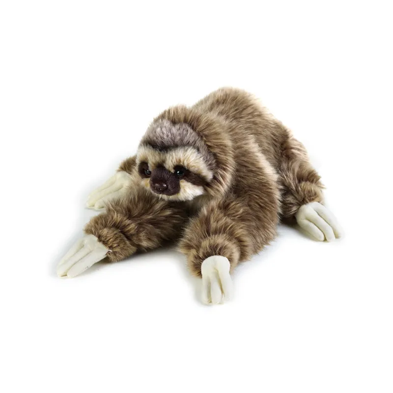 NATIONAL GEOGRAPHIC National Geographic Rainforest Collection Sloth Realistic Dolls Plush Doll 11cm High-0