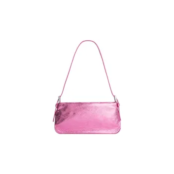 By Far Dulce Lipstick Metallic Shoulder Bag