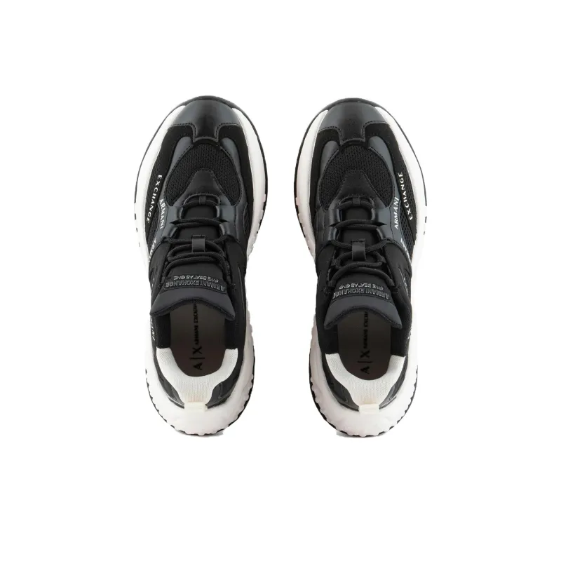 ARMANI EXCHANGEAE Cushioning Low Top Casual Shoes Women's Black-2