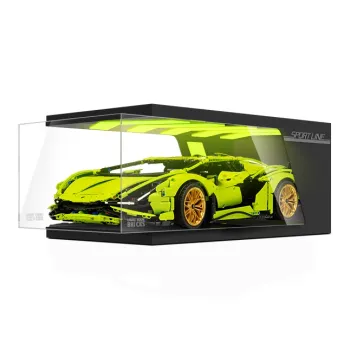 LIGHT YOUR BRICKS Le100 Compatibility Building Block Lamborghini Display Case Model Accessories