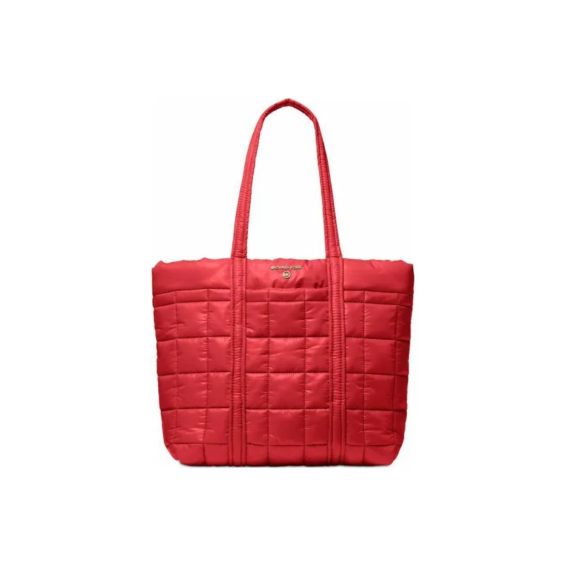 MICHAEL KORS Stirling Polyester Tote Bag Shopping Bag Shoulder Bag Handbag Large Size Women's Red-0