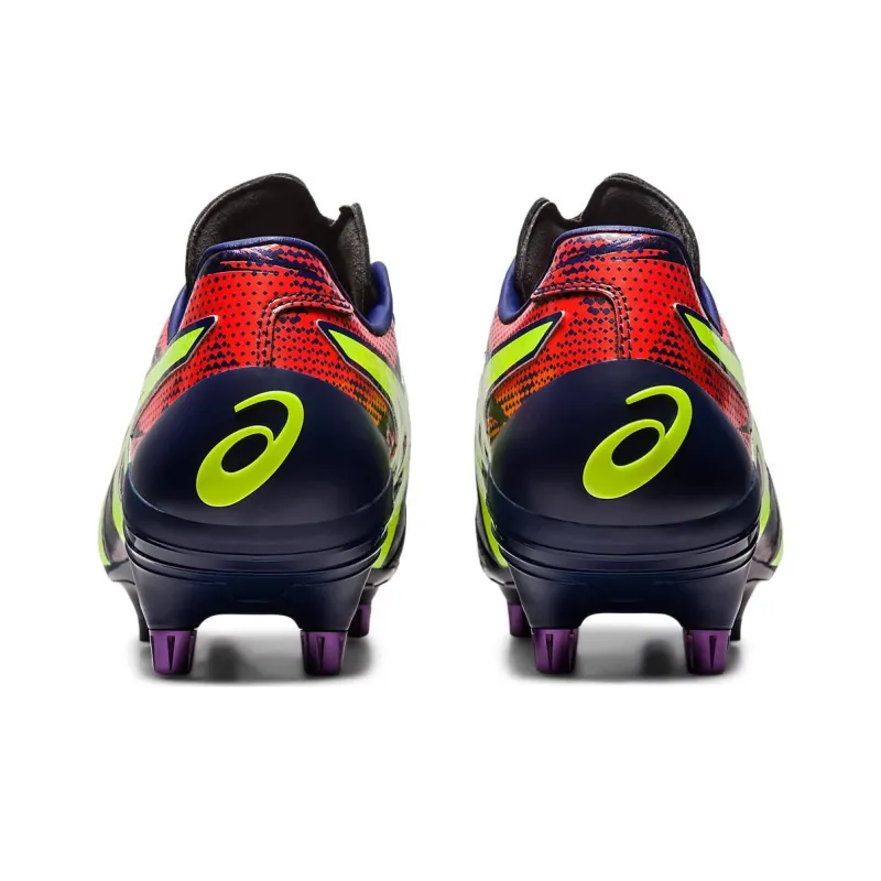Asics GEL-LETHAL TIGHT FIVE Cushioning Anti-Slip And Wear-Resistant Low-Top Training Shoes Men's Red Violet And Blue-4