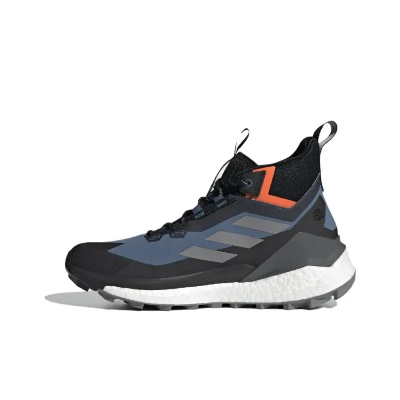 Adidas Terrex Free Hiker Gore Tex 2.0 Wonder Steel Grey Impact Orange-0