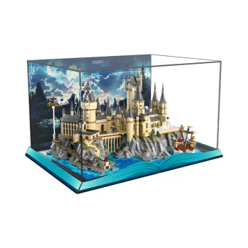 KGBOX LEGO 76419 Harry Potter Hogwarts Castle And Courtyard Dust Cover Storage Box Display Case Model Accessories