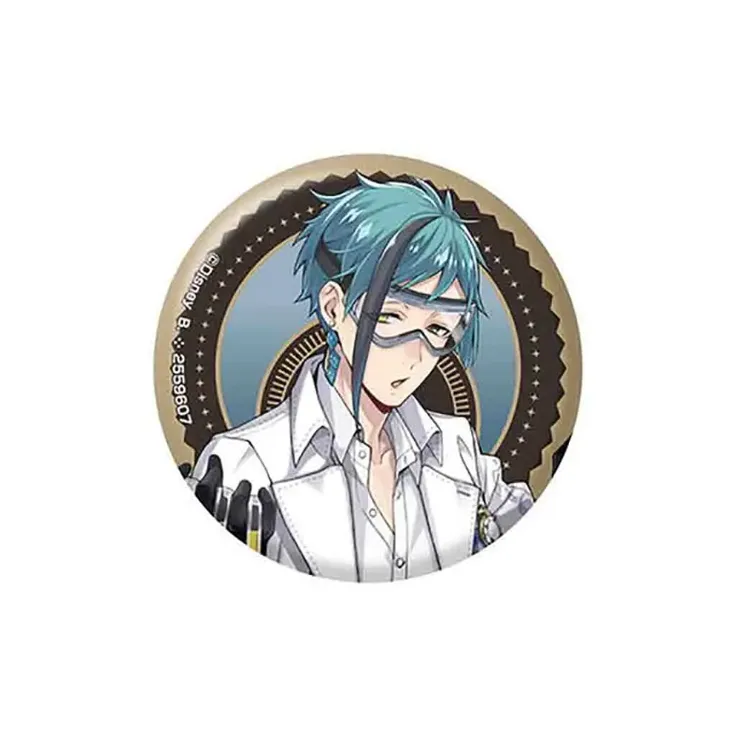 Disney Twisted Wonderland Experimental Server Capsule Toy Badge Sixth Edition Floyd Leech IP Merch-2