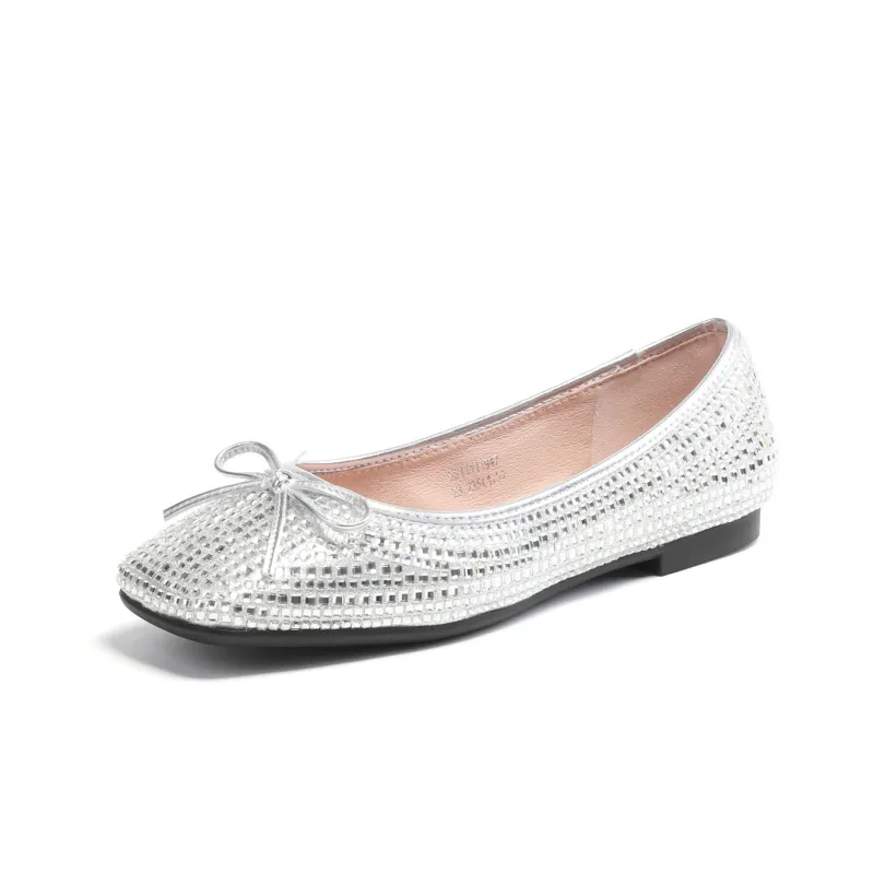 ST&SAT Casual Single Shoes Women's Silver-1