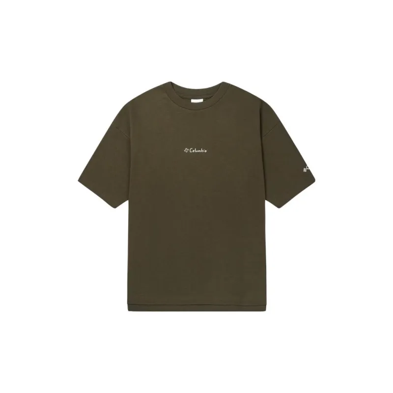 Columbia X Long Field Male Co-titled Series T-Shirts Unisex Olive Green-1