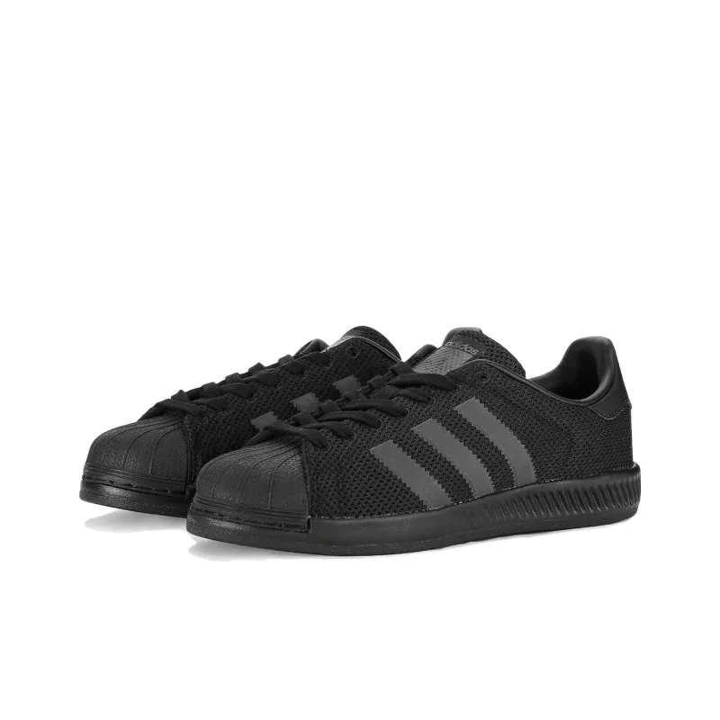 Adidas Originals Bounce Slip Resistant Low Top Skateboard Shoes Men's Black-3