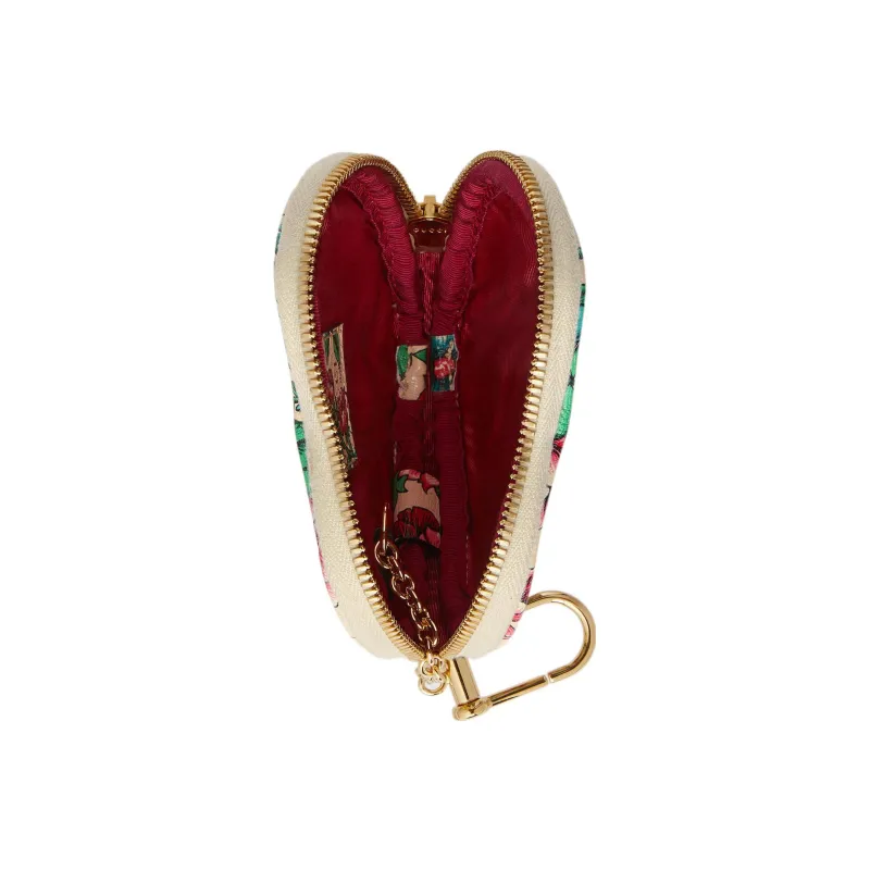 GUCCI Ophidia Leather Key Pouch Women's Multicolor-5