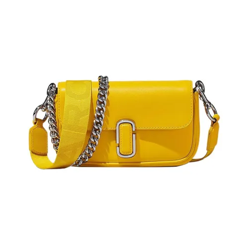 MARC leatherS Smooth Leather Crossbody day Bag Shoulder day Bag Women's Yellow