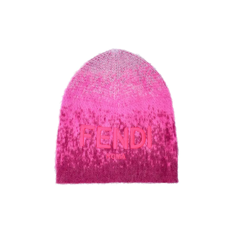 FENDI Kids Logo embroidered Beanie-0